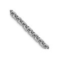 thumbnail image 1 of 14k White Gold Lobster Claw Closure 1.8 mm Round Cable Chain Necklace 20 Inch Chain Necklace for Women and Men, 1 of 2