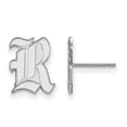 thumbnail image 1 of 14k White Gold LogoArt Rice University Letter R Small Post Earrings Q4W004WMR, 1 of 4
