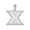 thumbnail image 1 of 14k White Gold LogoArt Xavier University Letter X Large Pendant Q4W003XU, 1 of 4