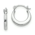 thumbnail image 1 of 14k White Gold Madi K 1.70mm Hoop Earrings, 1 of 3