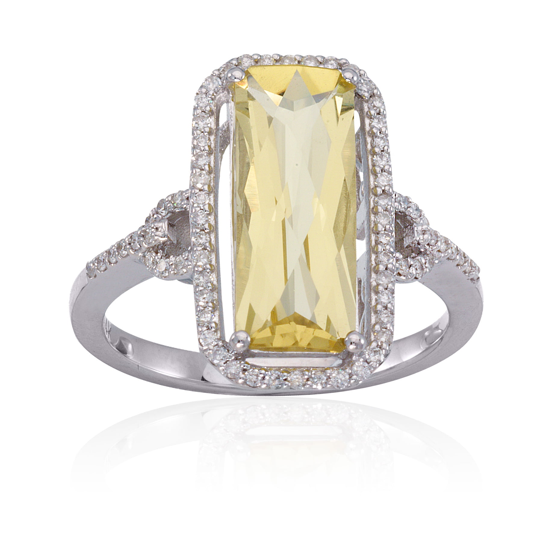 Lemon diamond best sale ring