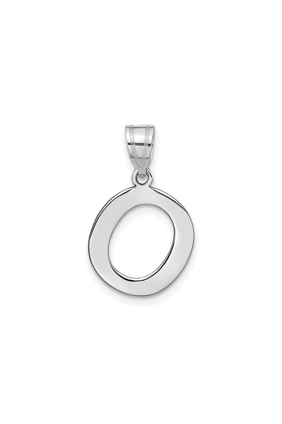 14k White Gold Open Circle Pendant Necklace for Women, Asymmetrical Loop Symbolizing Unity and Eternity, Modern Minimalist Fine Jewelry for Everyday and Contemporary Style
