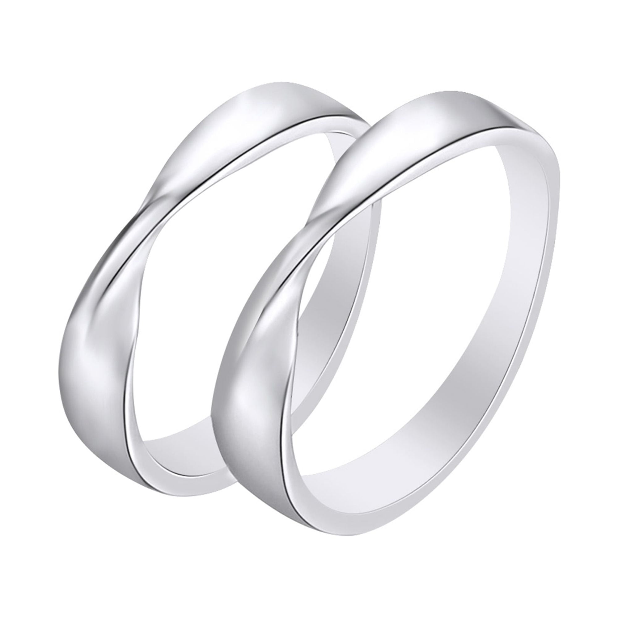 Sun Moon Silver Couple Rings – Avijewelry