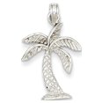 thumbnail image 1 of 14k White Gold Palm Tree Pendant, 1 of 4