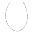 thumbnail image 1 of Au Naturale 14k White Gold Paperclip Link Chain Bracelet (2.5 mm, 7 inch), 1 of 7