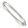thumbnail image 1 of 14k White Gold Polished Baby Bangle, 1 of 1