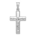 thumbnail image 1 of 14k White Gold Reversible Crucifix Pendant Charm, 1 of 4