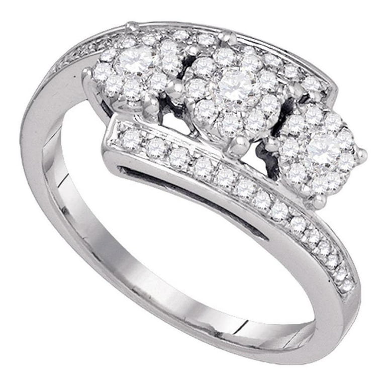 Walmart 3 deals stone diamond ring