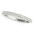 thumbnail image 1 of 14k White Gold Round Diamond Wedding Ring (1/4 cttw) Size 9, 1 of 2