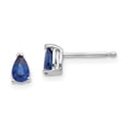 thumbnail image 1 of 14k White Gold Sapphire Earrings 14k White Gold Earrings, 1 of 1