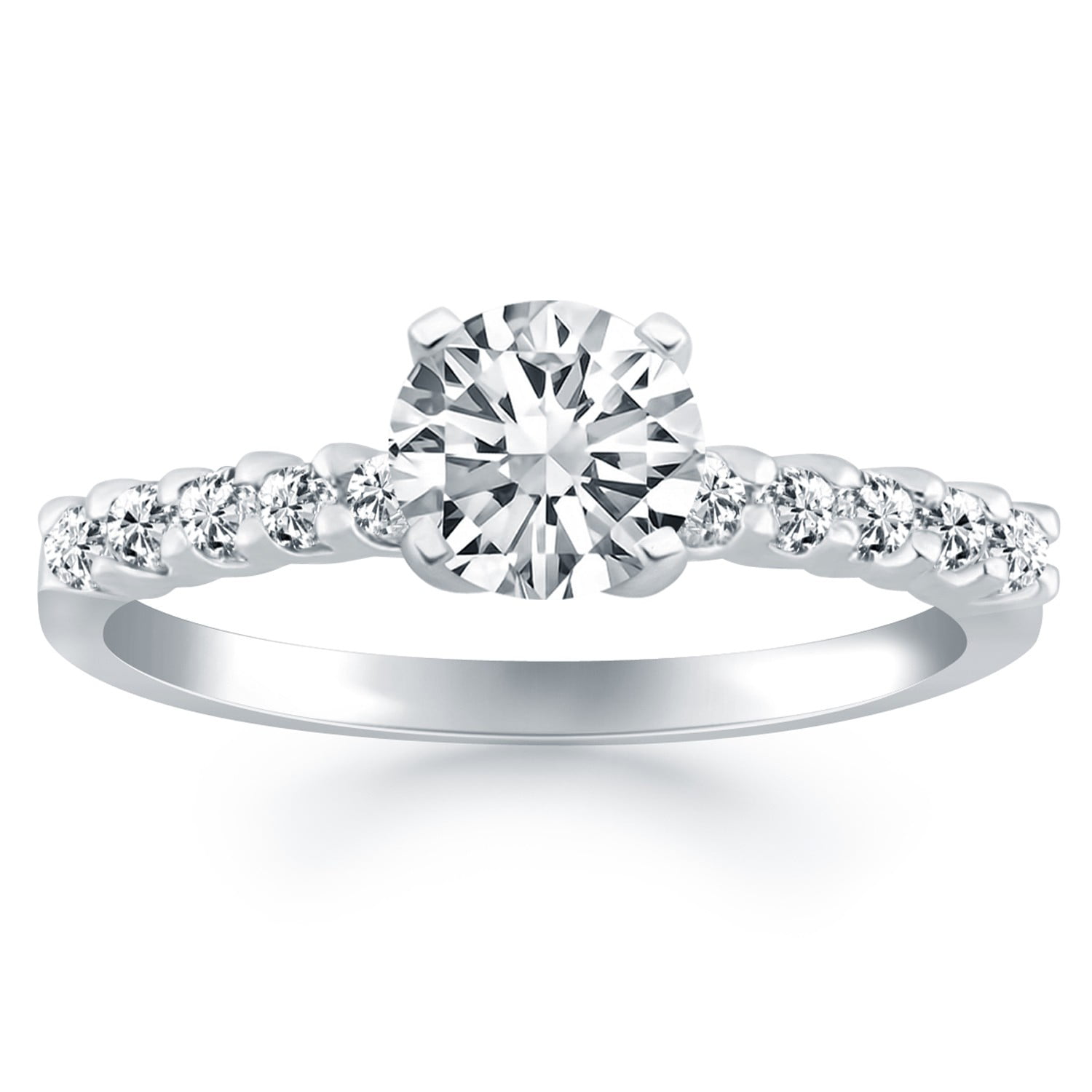Simon G. Large Halo Pink Diamond Accent Engagement Ring | MR2617 – Ben  Garelick