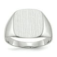 thumbnail image 1 of 14k White Gold Signet Ring, 1 of 1