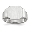 thumbnail image 1 of 14k White Gold Signet Ring, 1 of 3