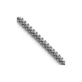 thumbnail image 1 of 14k White Gold Solid Polished 1.3mm Franco Chain Necklace 16 Inch Lobster Claw Chain Necklace for Women and Men, 1 of 2