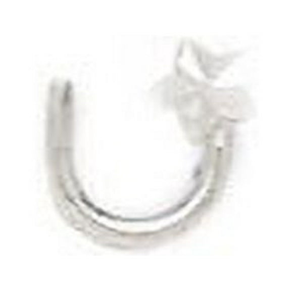 14k White Gold Star Body Piercing Jewelry Nose Screw
