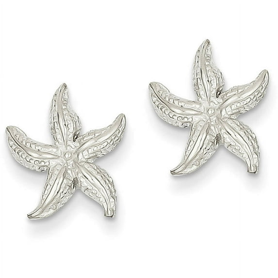 FJC Finejewelers 14k White Gold Starfish Earrings