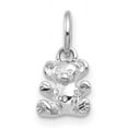 thumbnail image 1 of 14k White Gold Teddy Bear Charm, 1 of 3