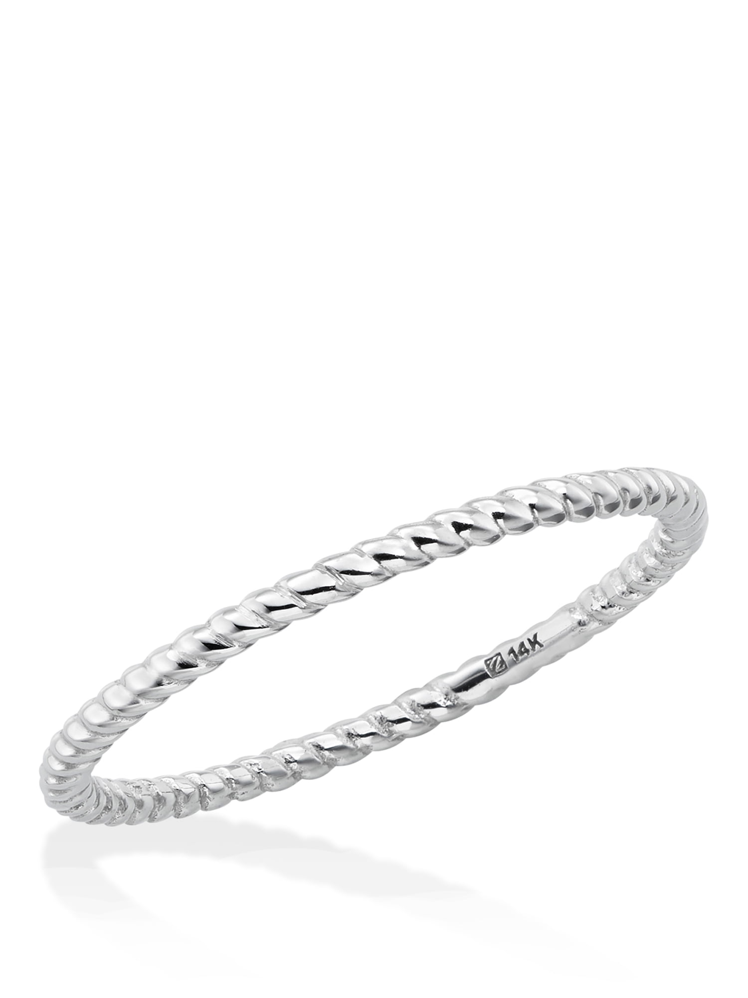 Thin white gold store eternity ring