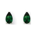 thumbnail image 1 of 14k White Gold Tsavorite Earrings, Gem Ctw.0.48, 1 of 2