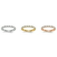 thumbnail image 1 of 14k White Gold U-Cut Set Diamond Eternity Wedding Band Anniversary Ring Size 6 - 1 Ct., 1 of 6