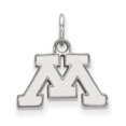 thumbnail image 1 of 14k White Gold U. of Minnesota XS (Tiny) Initial M Charm or Pendant, 1 of 3
