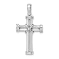 thumbnail image 1 of 14k White Gold -X- Center Cross Charm K9735W, 1 of 2