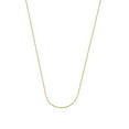 thumbnail image 1 of 14k Yellow Gold 0.75mm Rope Chain Necklace 5mm Spring Ring Closure - .6 Grams - 16 Inch, 1 of 3