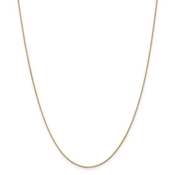 14k Yellow Gold 0.80mm Spiga Pendant Chain Necklace - 1.1 Grams - 16 Inch - Spring Ring