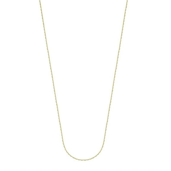 14k Yellow Gold 0.95mm Anchor Chain Necklace Spring Ring Closure - 1.3 Grams - 16 Inch