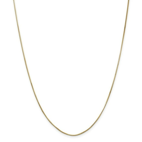 14k Yellow Gold 1.00mm Octagonal Snake Chain Bracelet - 1.8 Grams - 9 Inch