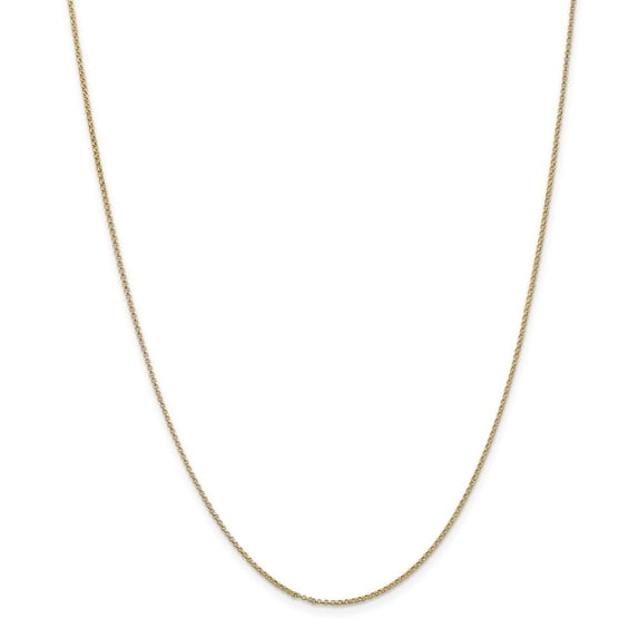 14k Yellow Gold 1.15mm Rolo Pendant Chain - 20 Inch
