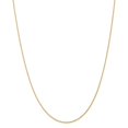 thumbnail image 1 of 14k Yellow Gold 1.1mm Small Rope Chain Necklace - 1.8 Grams - 24 Inch - Spring Ring, 1 of 2