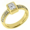 thumbnail image 1 of 14k Yellow Gold 1.27 Carats Emerald Cut Antique Diamond Engagement Ring, 1 of 1