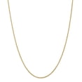 thumbnail image 1 of 14k Yellow Gold 1.3mm Medium Rope Chain Necklace - 2.5 Grams - 20 Inch - Lobster Claw, 1 of 2