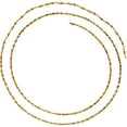 thumbnail image 1 of 14k Yellow Gold 1.3mm Sparkle-Cut Rope Chain Necklace 20 Inch Chain Necklace for Women and Men, 1 of 2