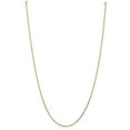 thumbnail image 1 of 14k Yellow Gold 1.45mm Sparkle-Cut Cable Chain Necklace - 3.5 Grams - 24 Inch - Lobster Claw, 1 of 4