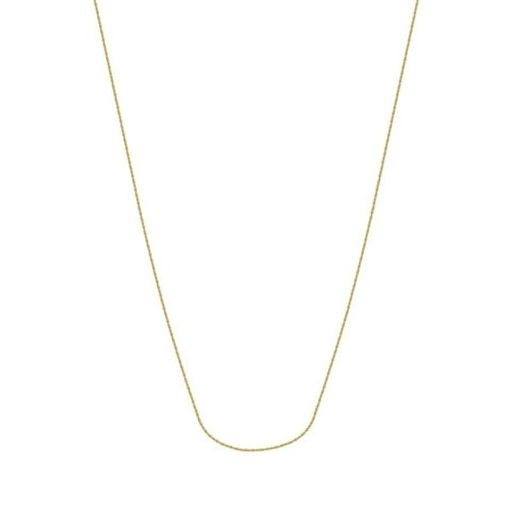 14k Yellow Gold 1.4mm Sparkle Chain Necklace Lobster Lock Closure - 4.0 Grams - 24 Inch