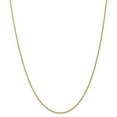 thumbnail image 1 of 14k Yellow Gold 1.75mm Handmade Regular Rope Chain Bracelet - 1.7 Grams - 7 Inch - Lobster Claw, 1 of 1