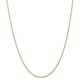 thumbnail image 1 of 14k Yellow Gold 1.8mm Solid Regular Rope Chain, 1 of 5