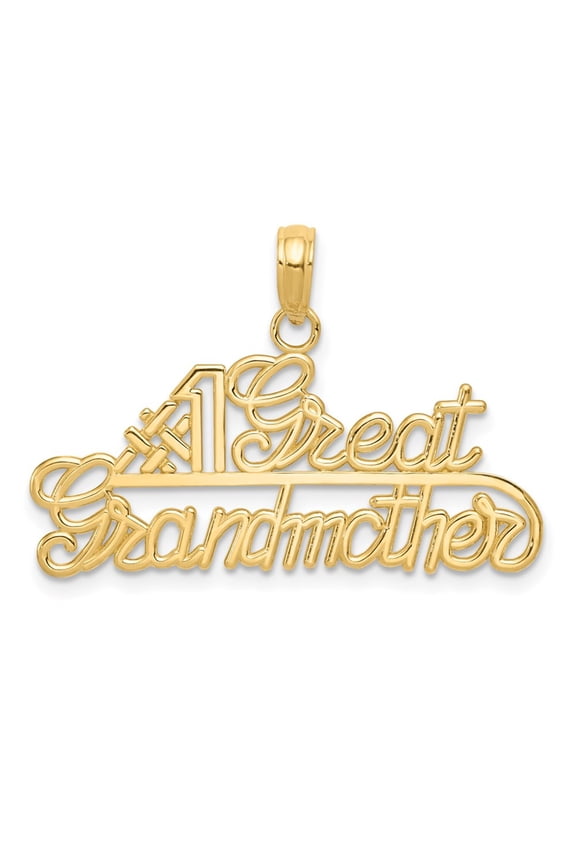 14k Yellow Gold #1 Great Grandmother Charm