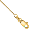 thumbnail image 1 of 14K Solid Yellow Gold 0.85mm Spida Chain Anklet Summer Beach Foot Ankle Bracelet, 1 of 2