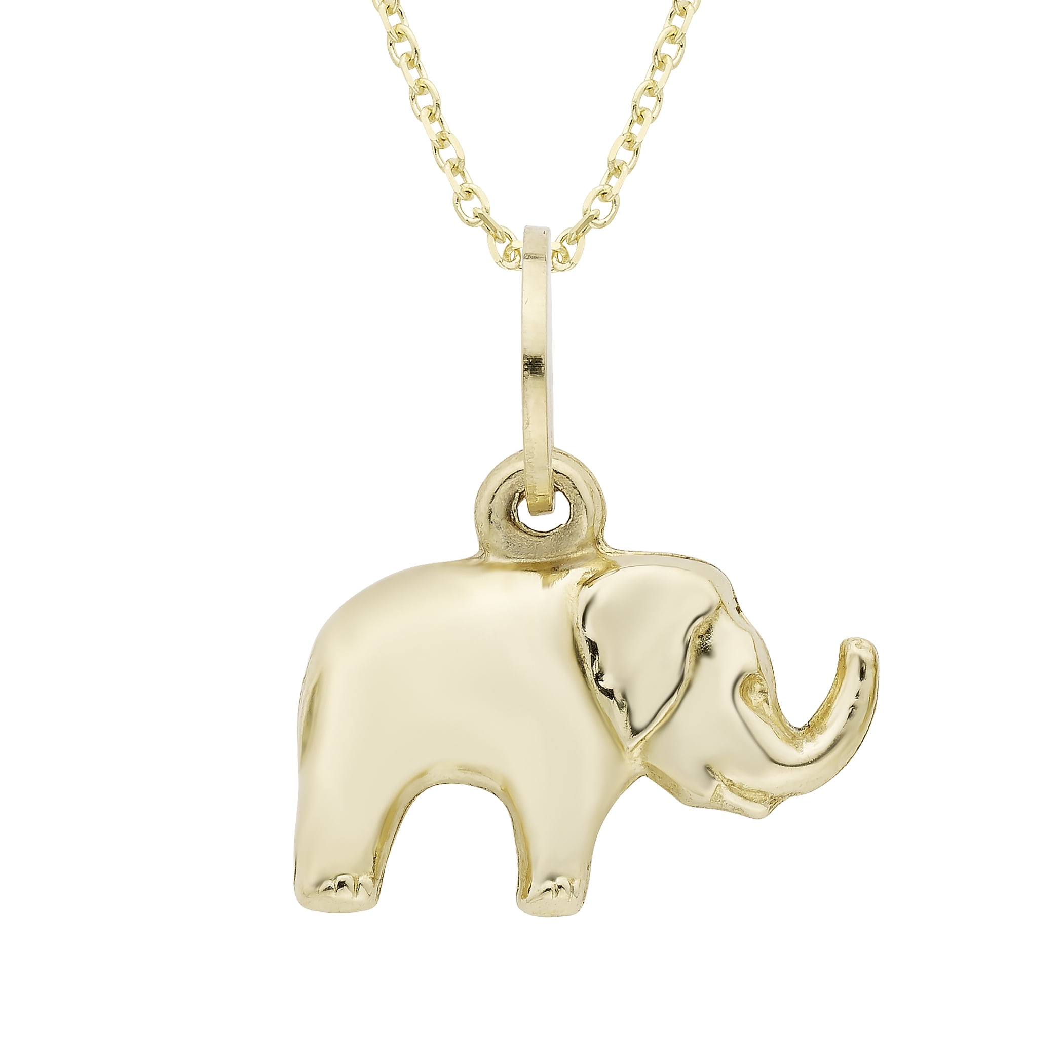 14k elephant necklace deals