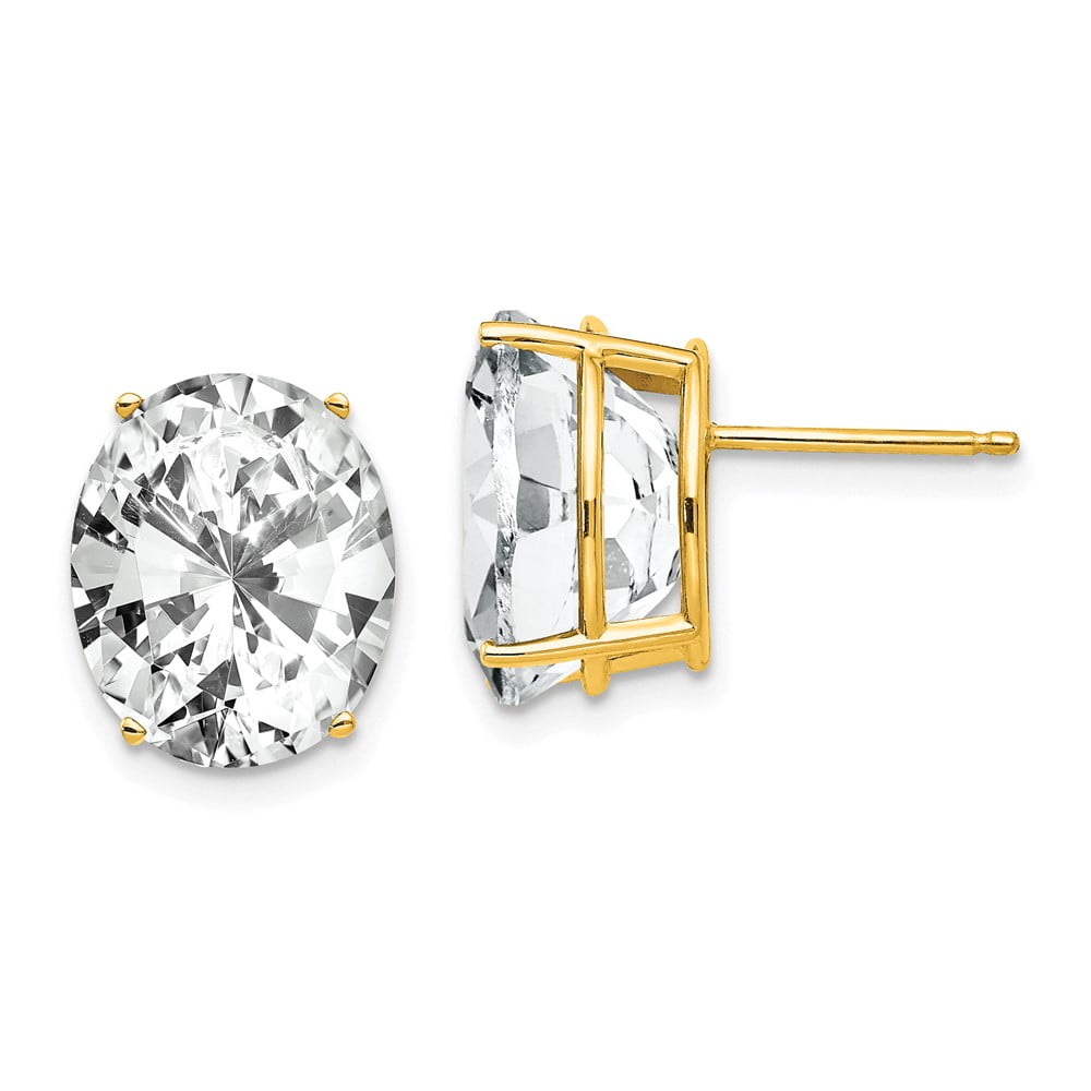 Top 89+ 14k gold cubic zirconia earrings best