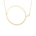 thumbnail image 1 of JewelStop 14k Yellow Gold 15mm Polished Initial-Q Pendant on JewelStop 14k Gold 18" 0.8mm Extendable Classic Cable Chain, 1 of 3