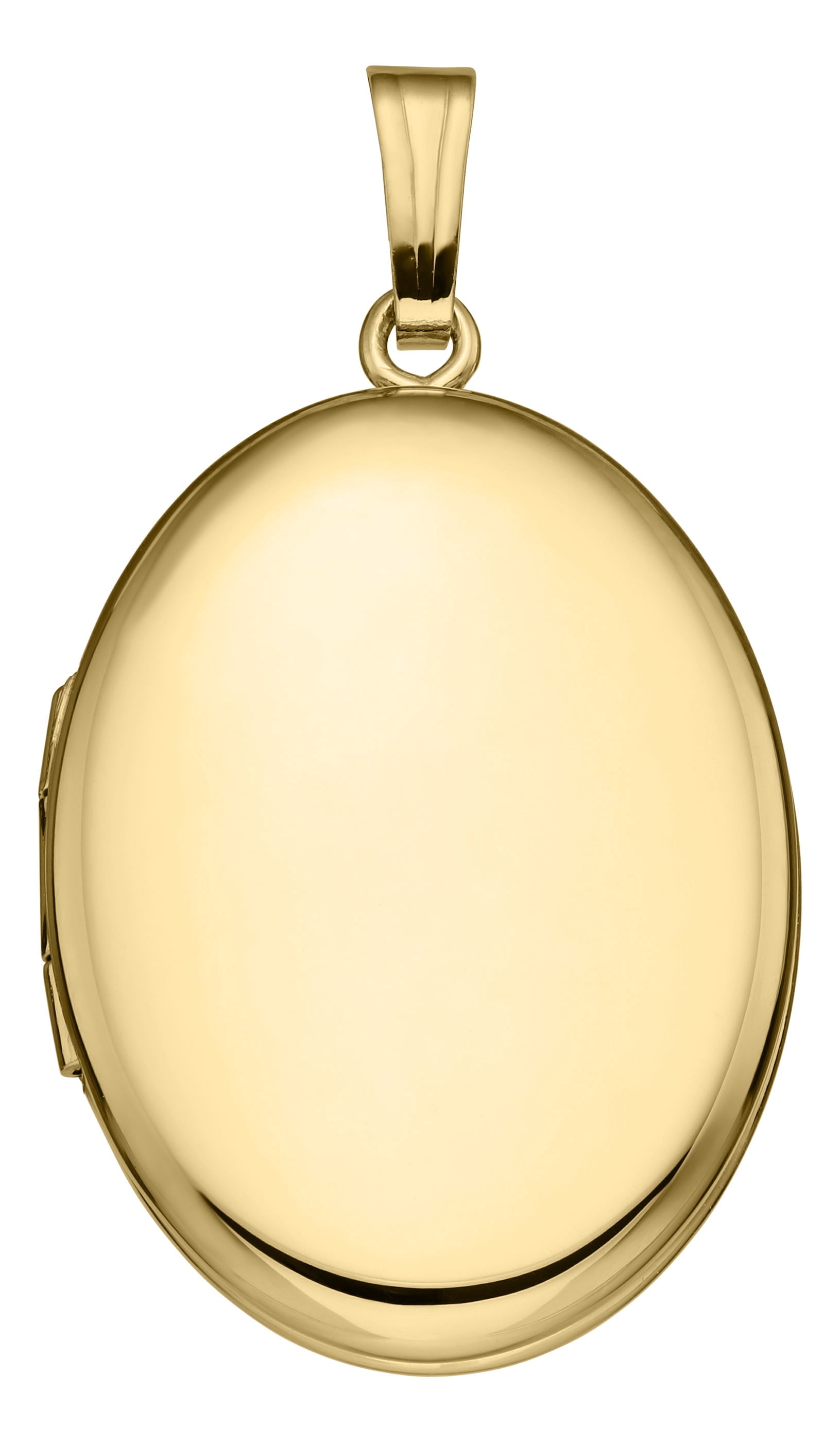 DRS, Inc. 14k Yellow Gold 17mm Oval Locket Pendant