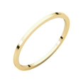 thumbnail image 1 of 14k Yellow Gold 1mm Flat Band Ring - 1.0 Grams - Size 5.5, 1 of 2
