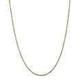 thumbnail image 1 of 14k Yellow Gold 2.0mm Milano Rope Chain Ankle Bracelet - 2.7 Grams - 10 Inch, 1 of 4