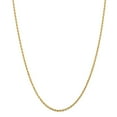 thumbnail image 1 of 14k Yellow Gold 2.25mm Diamond Cut Quadruple Rope Chain Lobster Clasp 18", 1 of 5