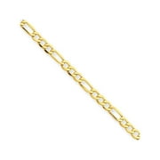 PRIMAL GOLD 14k Yellow Gold 2.50mm Lightweight Figaro Chain, 8" - 28"