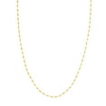 thumbnail image 1 of 14k Yellow Gold 2.5mm Sparkle-Cut Bead Stations Chain Necklace 16 Inch Chain Necklace for Women and Men, 1 of 2